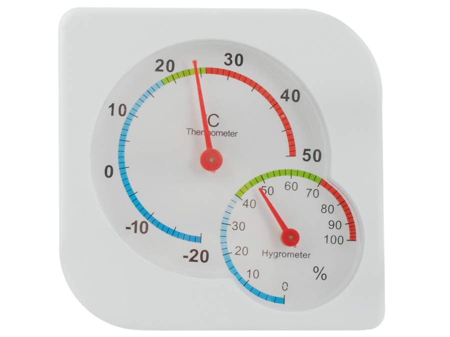 Termometr analogowy z higrometrem